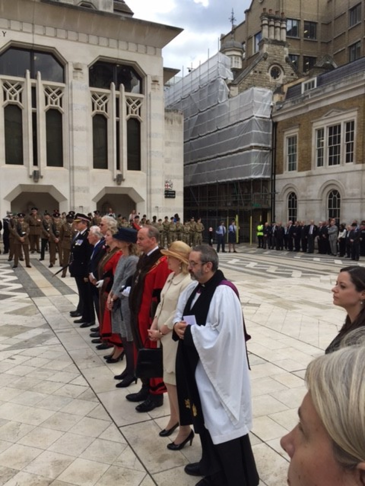 Armed Forces Flag Raising, Guildhall Yard, 15.30
