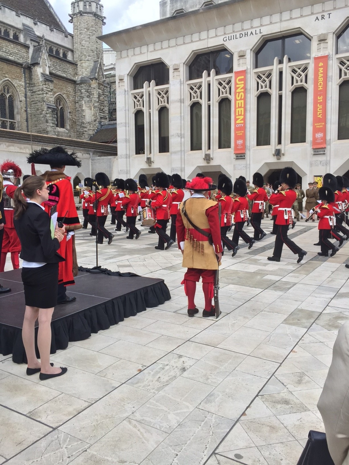 Armed Forces Flag Raising, Guildhall Yard, 15.30