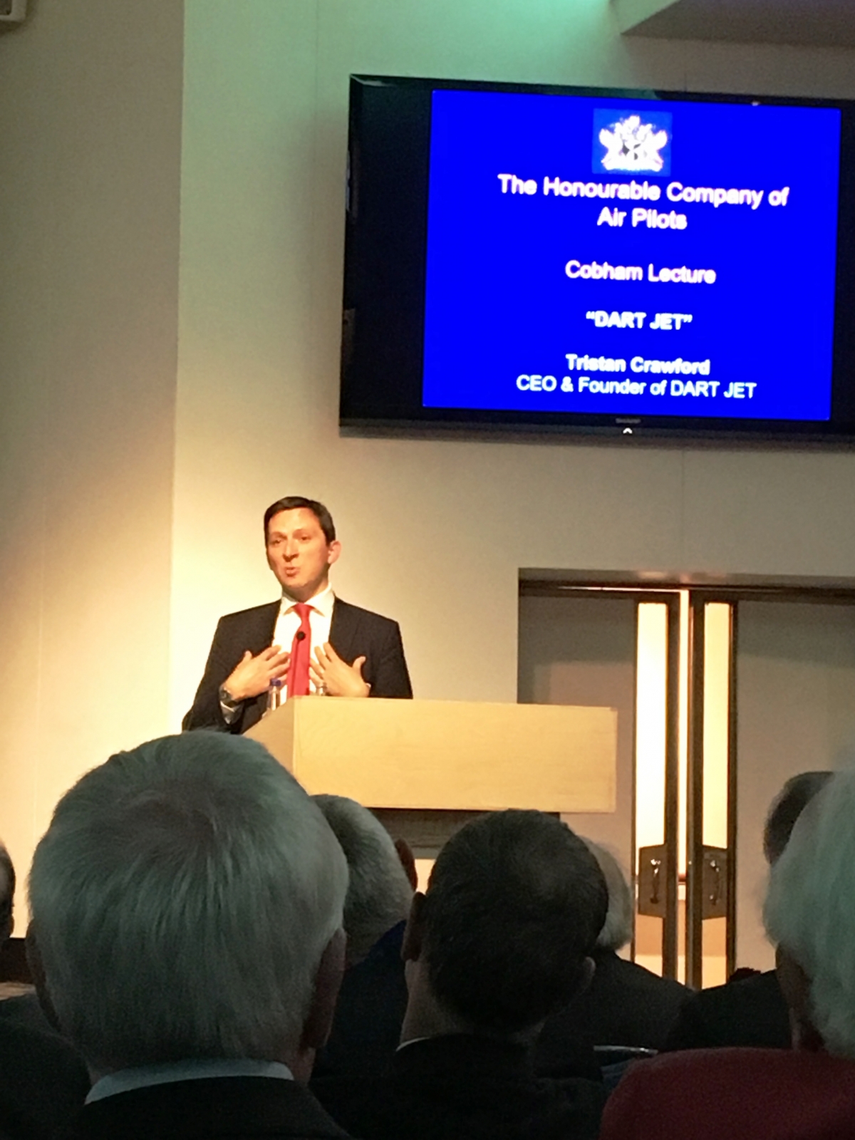 Air Pilots Cobham Lecture, Royal Aeronautical Society