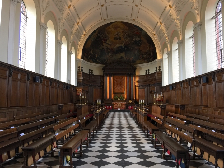 Funeral of Albert Mayle, Past Beadle, 1996 - 2005 Wren’s Chapel, Royal Hospital Chelsea