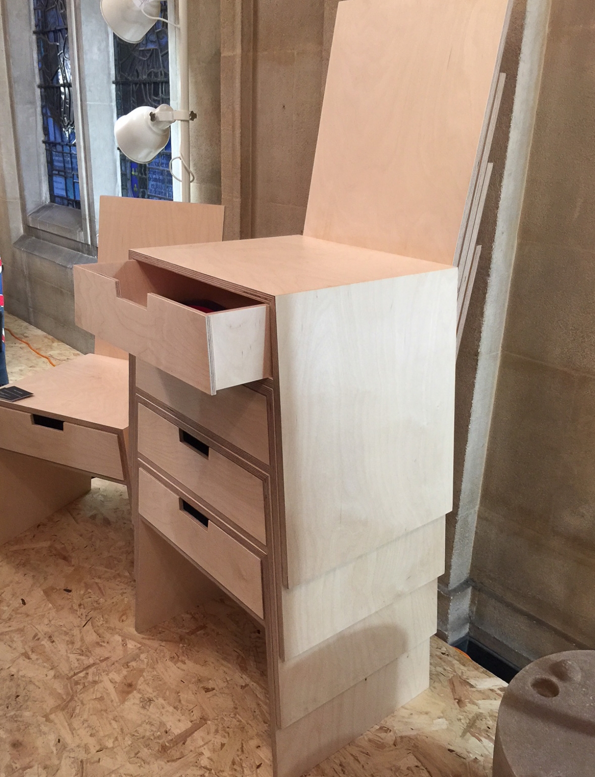 Young Furniture Makers' Exhibition Furniture Makers' Hall, The Dutch Church, Austin Friars