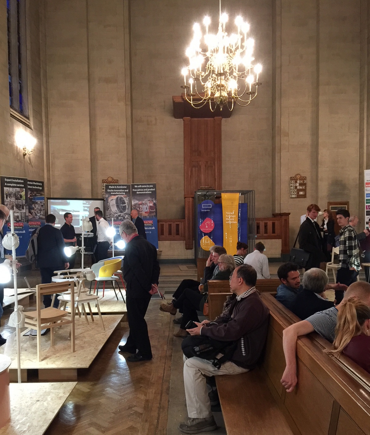 Young Furniture Makers' Exhibition Furniture Makers' Hall, The Dutch Church, Austin Friars