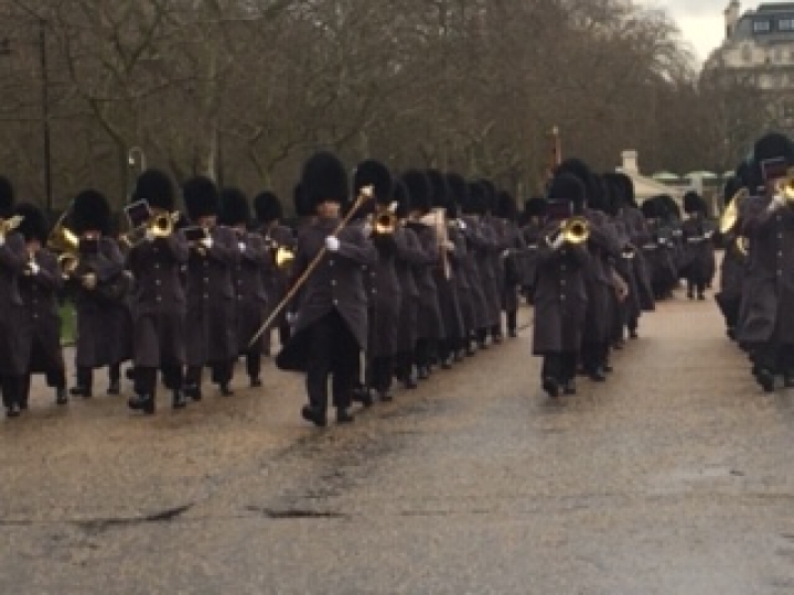 New Affiliation with the Irish Guards Association Our Visit to Wellington Barracks