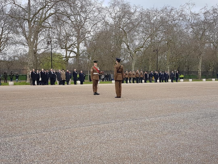 St Patrick's Day Celebration Wellington Barracks with the Irish Guards Association