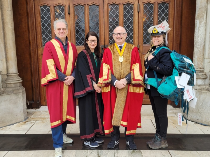 The 18th Inter-Livery Pancake Race - Guildhall