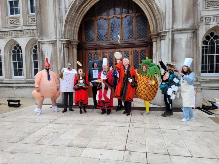 The 18th Inter-Livery Pancake Race - Guildhall