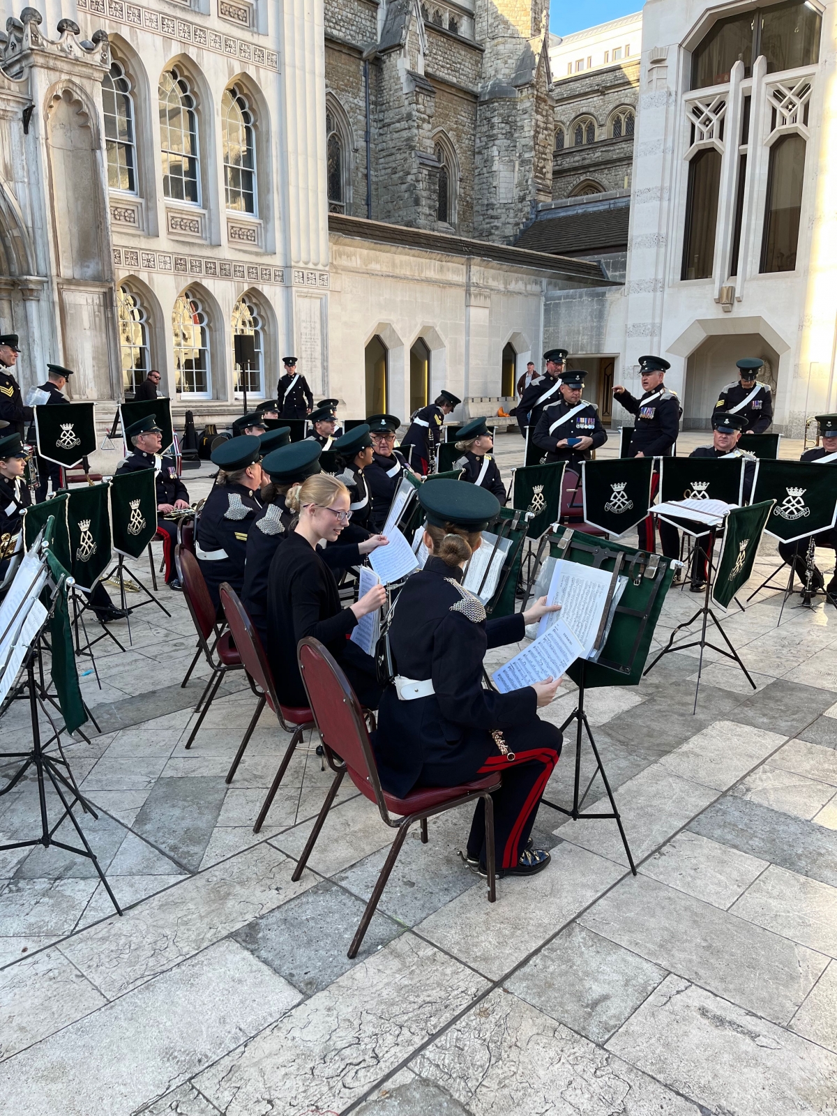 Guildhall Yard - Music! The Band of The Royal Yeomanry