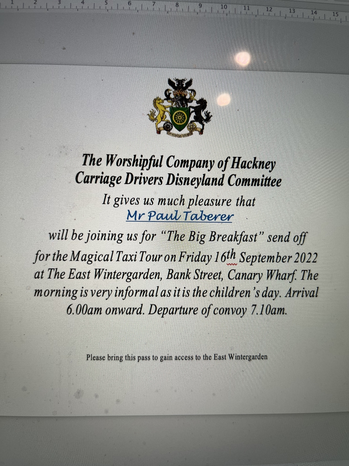 Children's Magical Taxi Tour The Big Breakfast