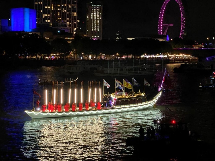 River Thames Reflections Flotilla HQS Wellington