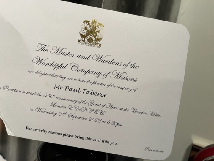 Masons - 550 anniversary Mansion House