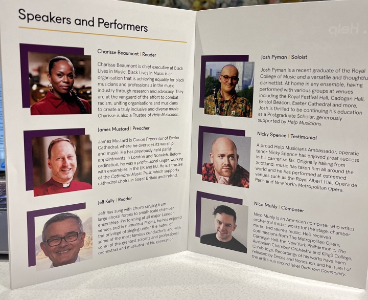 Festival of St Cecilia Westminster Abbey