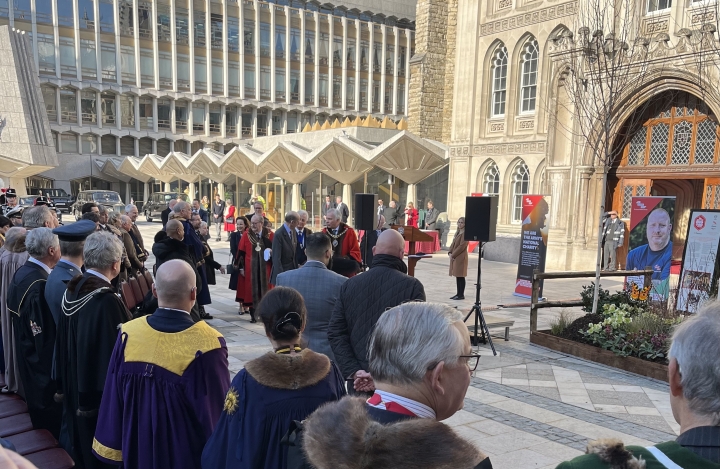 Garden Launch for the Lord Mayor's Big Curry Lunch Guildhall Yard