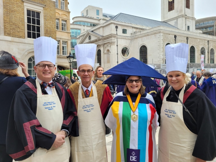 Inter Livery Pancake Race Guildhall Yard