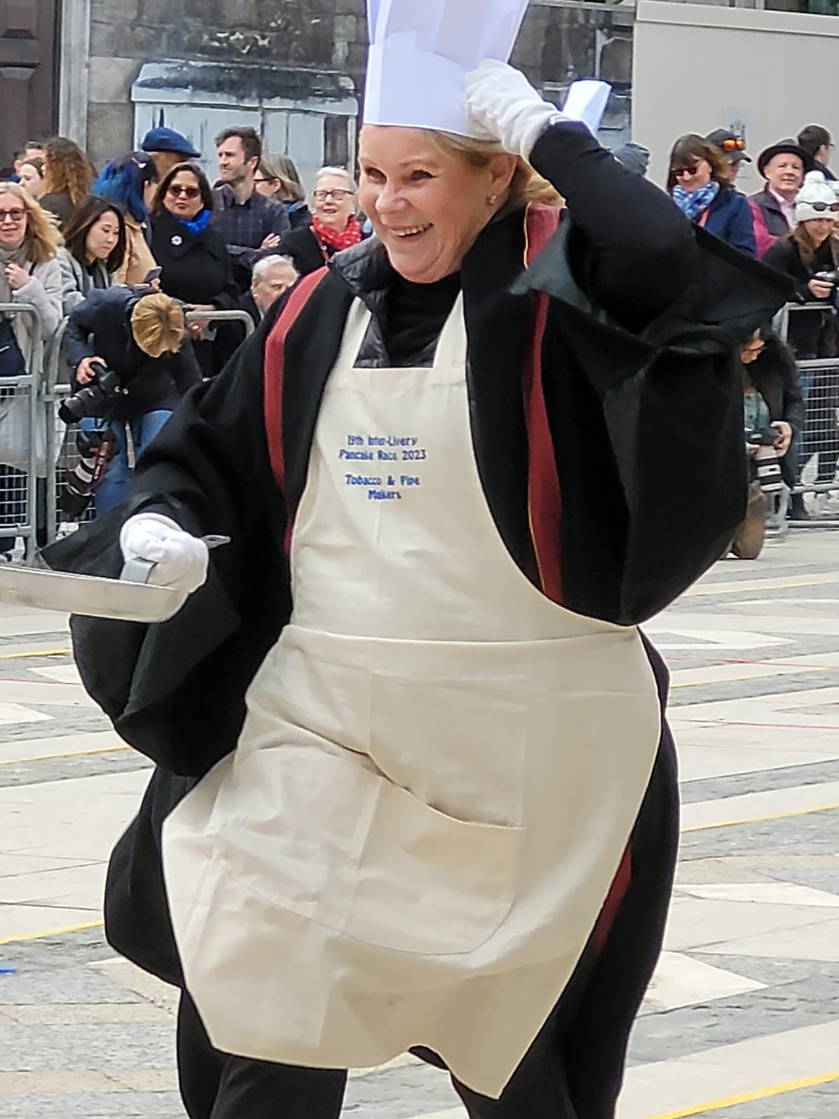 Inter Livery Pancake Race Guildhall Yard