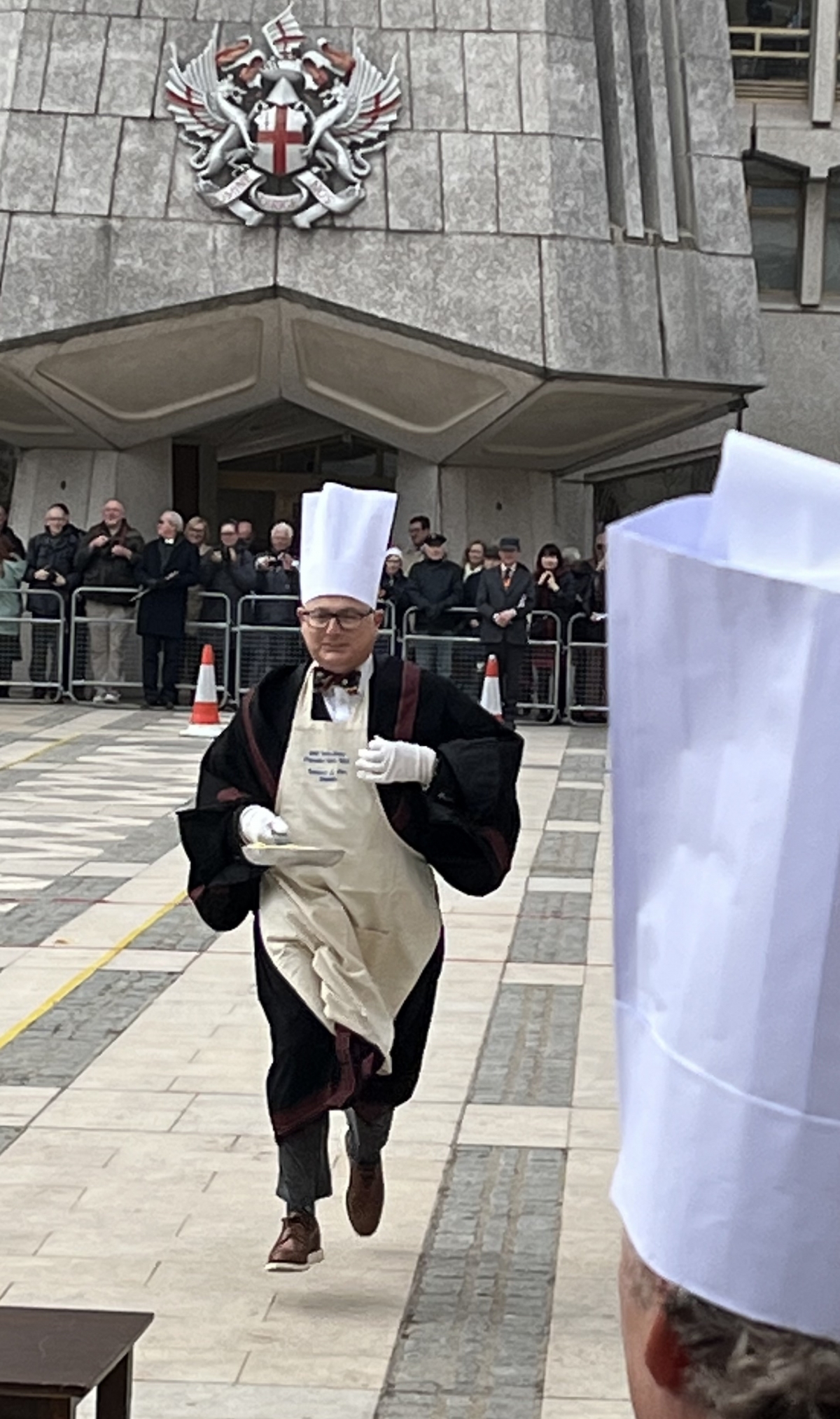 Inter Livery Pancake Race Guildhall Yard