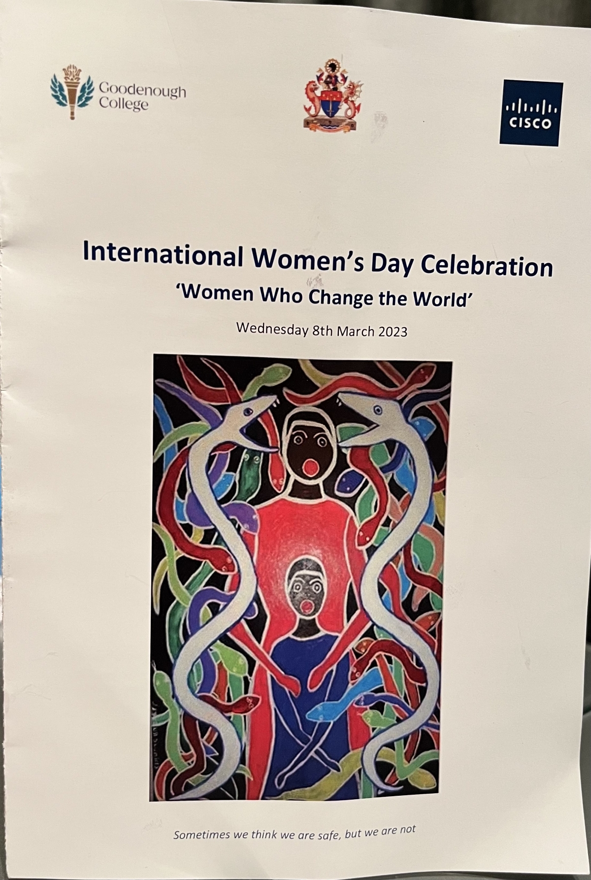 International Women's Day Celebration - World Traders Goodenough College Great Hall