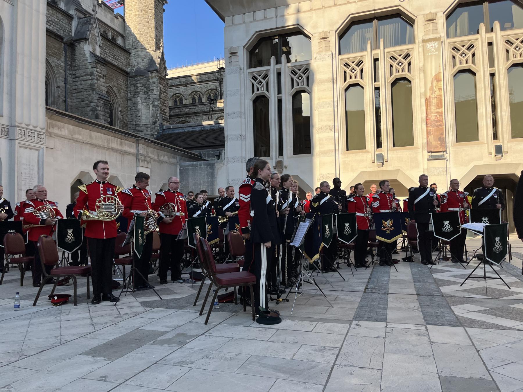 Concert by the Band of the Royal Yeomanry Guildhall Yard