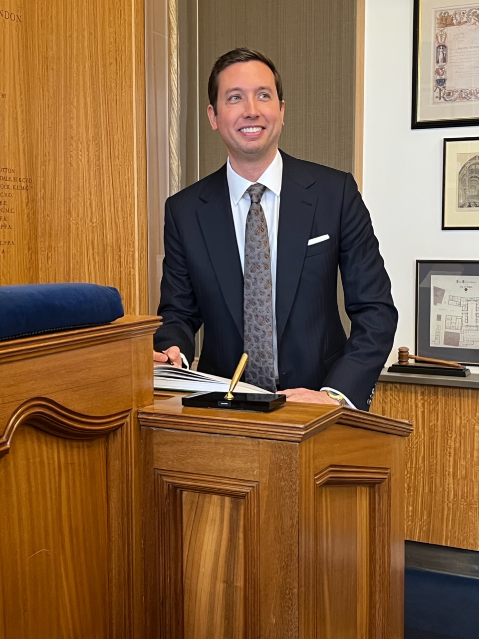 David Roach’s Freedom of the City Guildhall