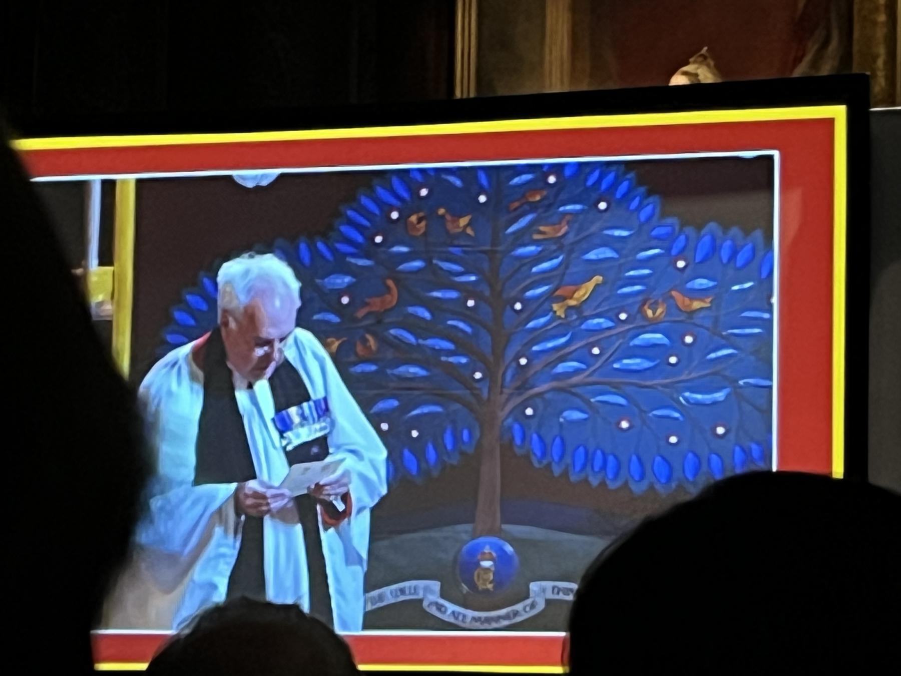 Reception for the Anointing Screen Project