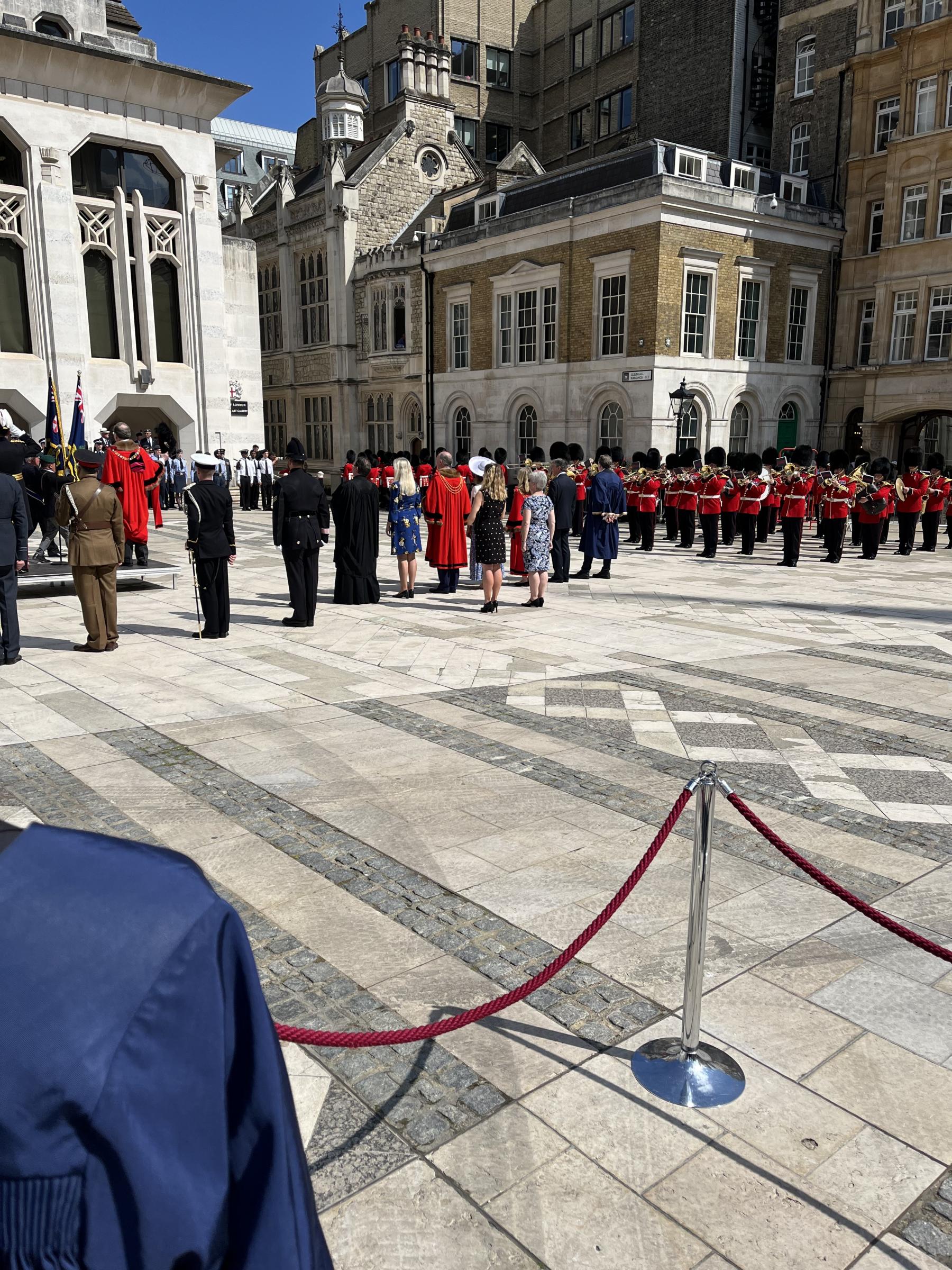 Flag Raising Ceremony at the Guildhall