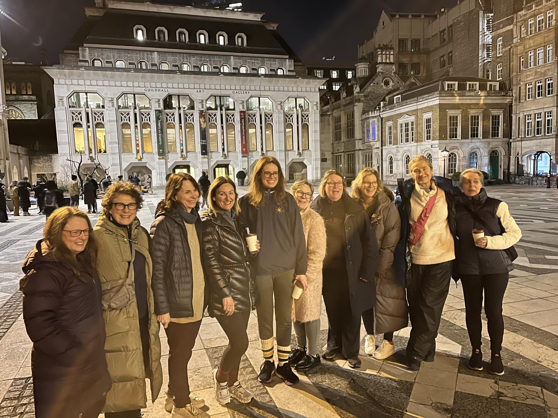 Lady Mayoress' Sleep out Guildhall yard