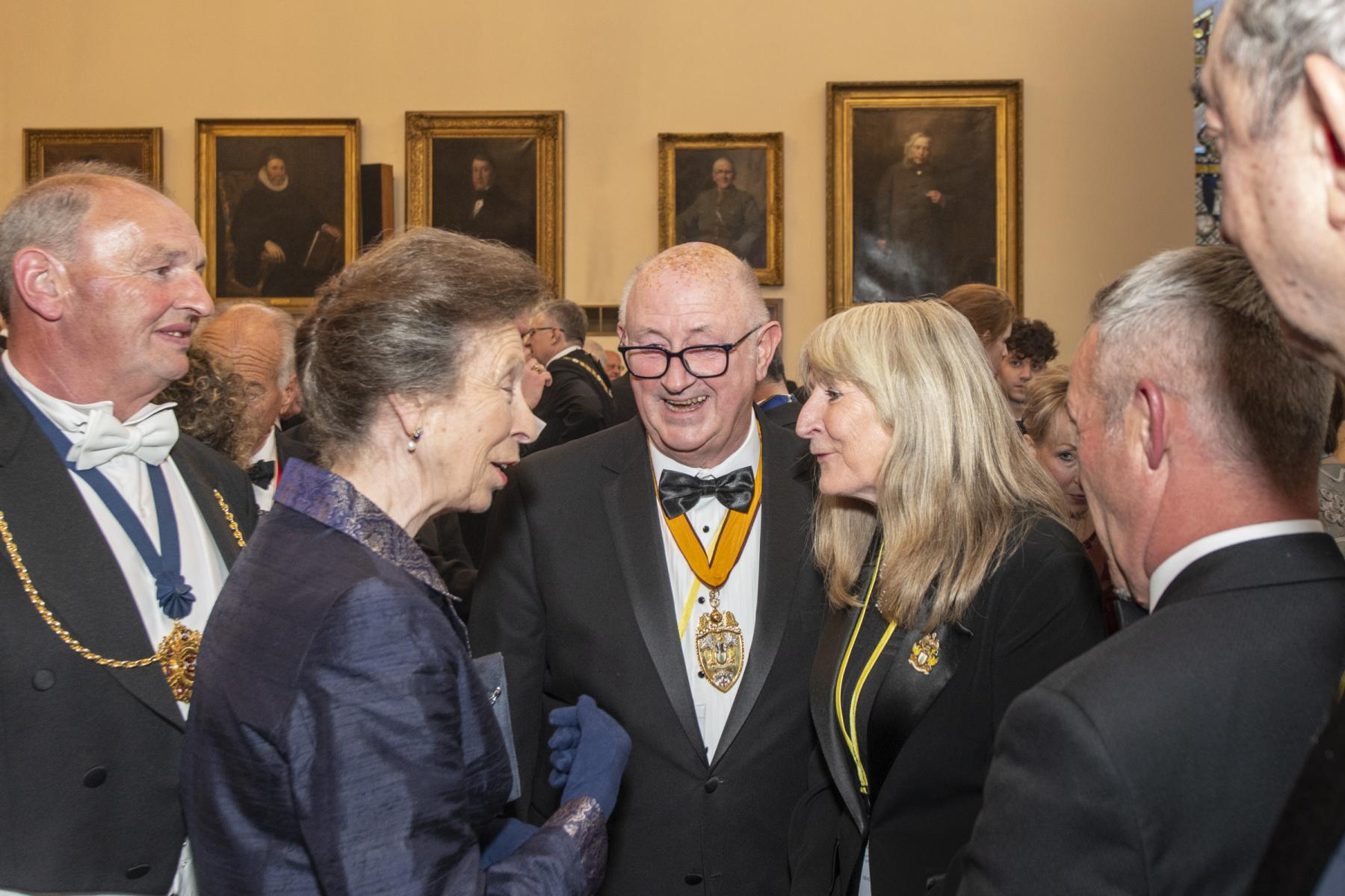 Master and Consort meet HRH The Princess Royal