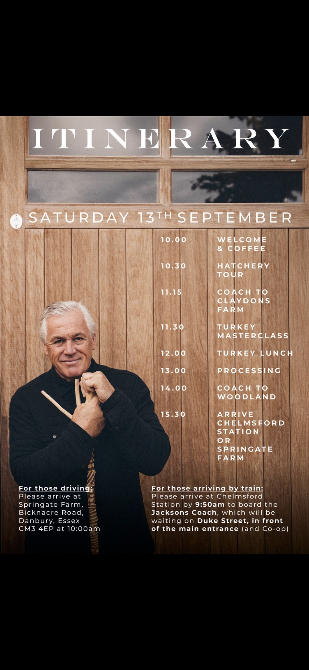 Kellys Bronze Turkey farm visit Guests of the Master Poulterer Paul Kelly