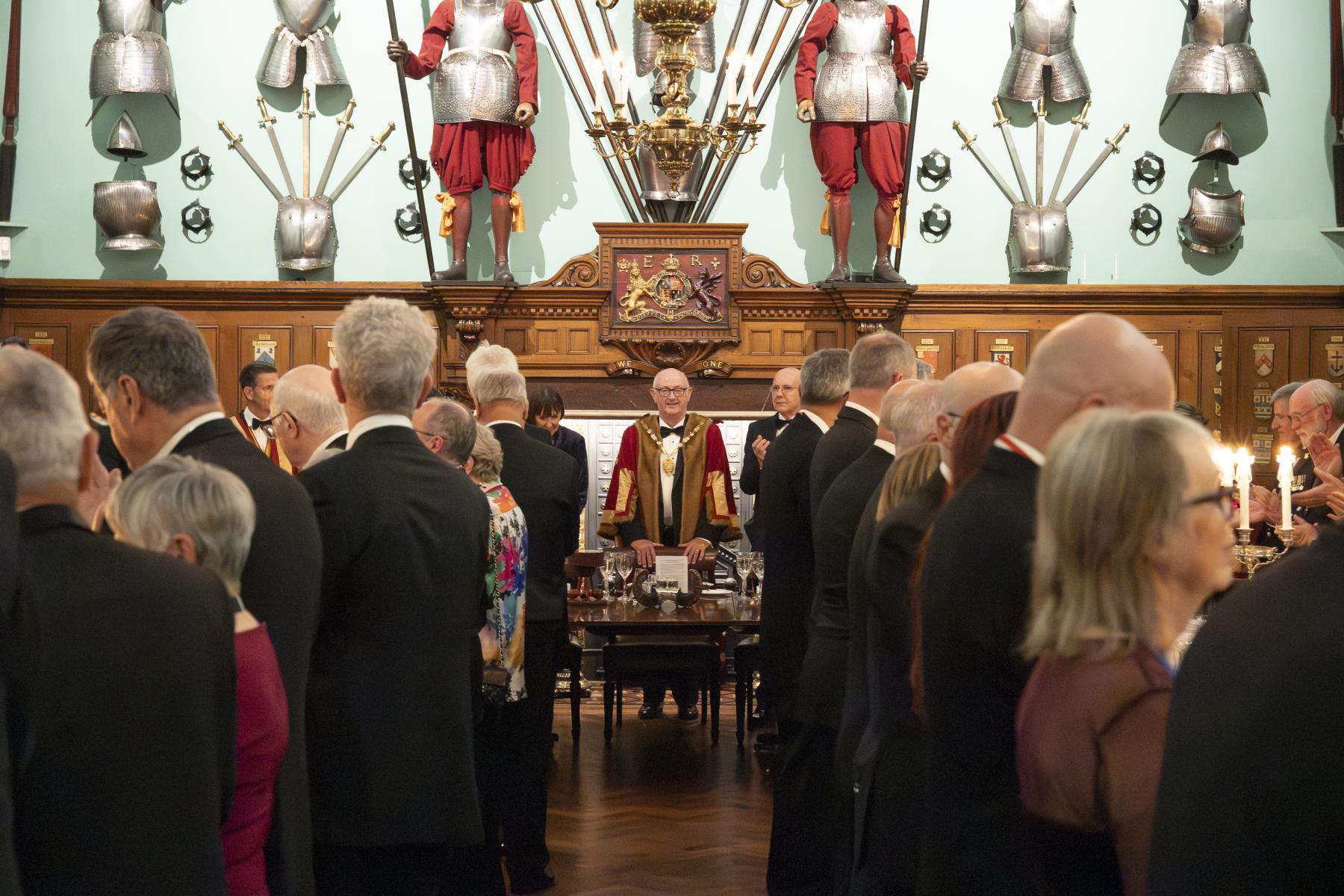 Modern Livery Companies Dinner Held at Armourers' Hall